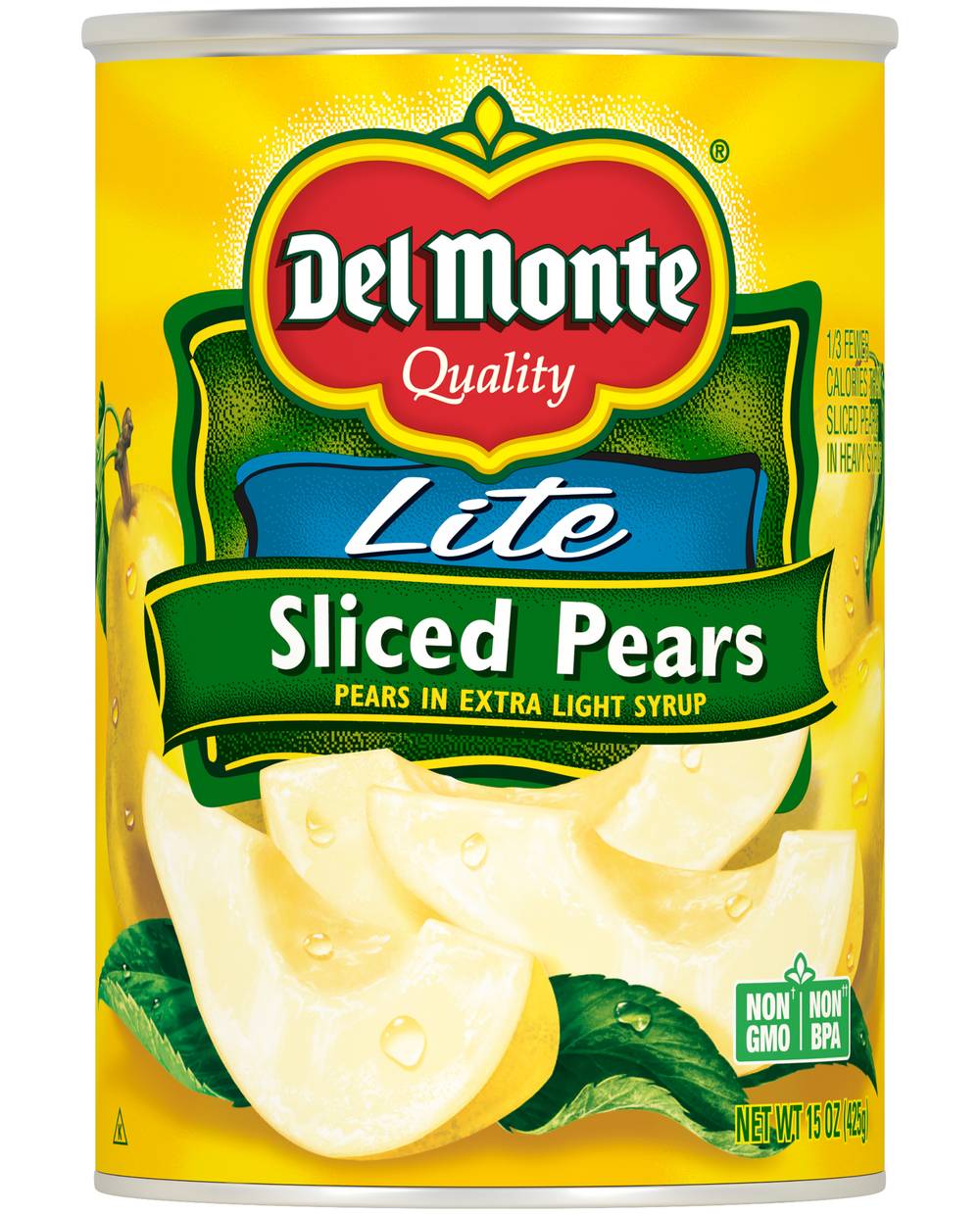 Del Monte Lite Sliced Pears (15 oz)