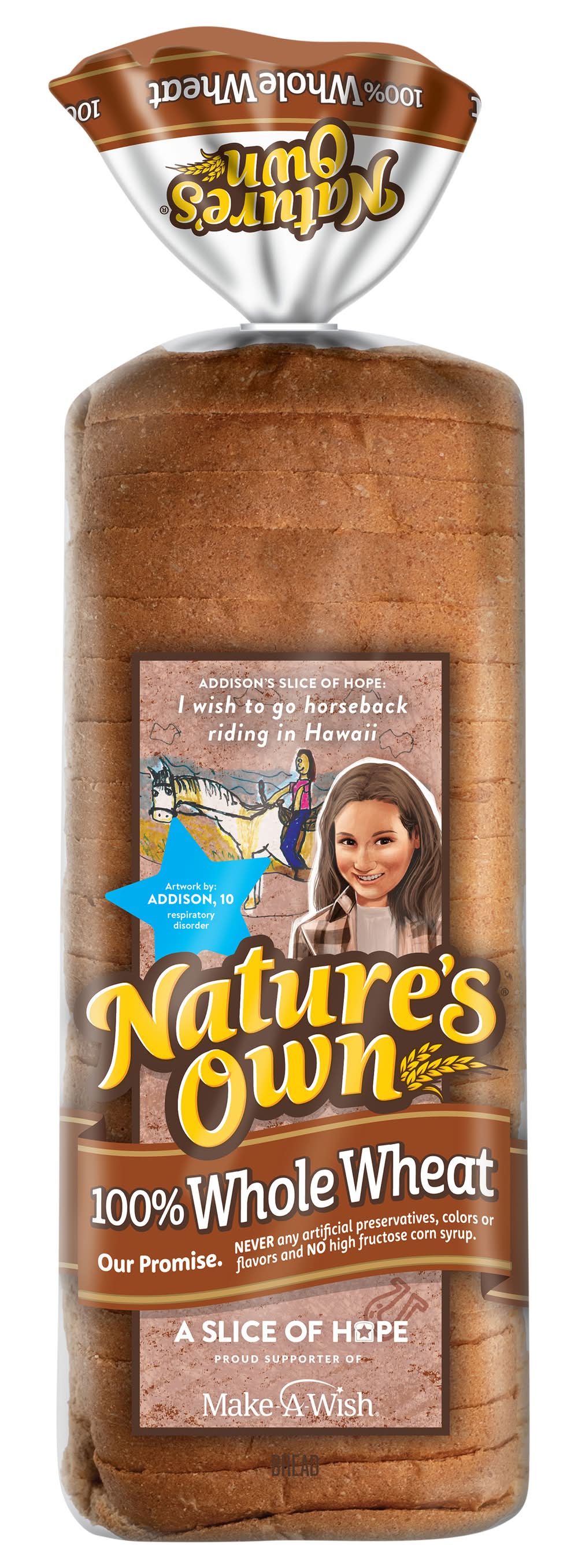 Nature's Own 100% Whole Wheat Bread (567 g)